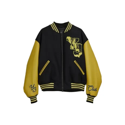 Y 3 Черный Желтый Унисекс Куртки