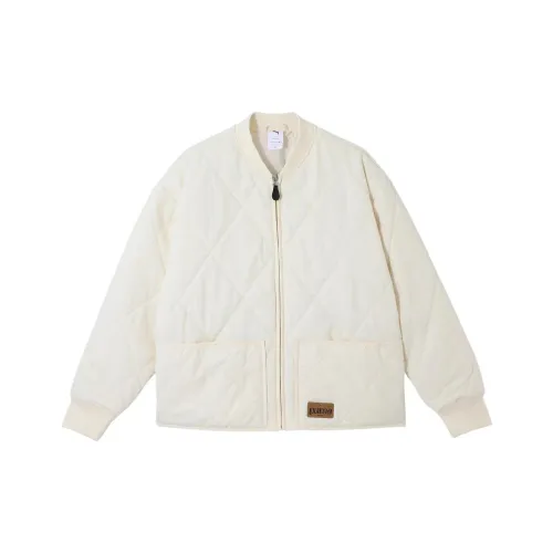 PUMA Ретро REVERIE PADDED BOMBER Куртки Пальто Унисекс Миндальная конфета