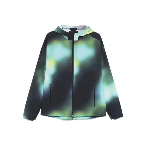 Y 3 Куртки и Пальто Мужской Синий Зеленый