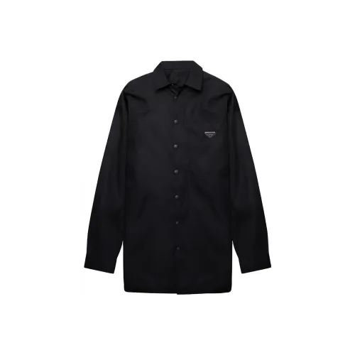 PRADA Мужские черные куртки