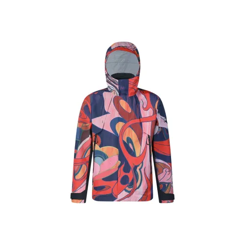 FILA Пуховик Мужской с принтом по всей поверхности