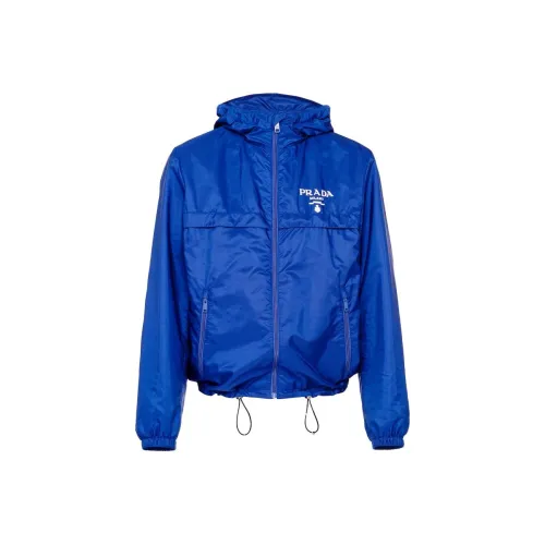 PRADA RE Нейлон Чернила Синий Мужские Куртки