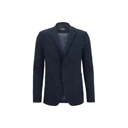 Hugo Boss SS23 Бизнес-костюм Мужской Темно-синий