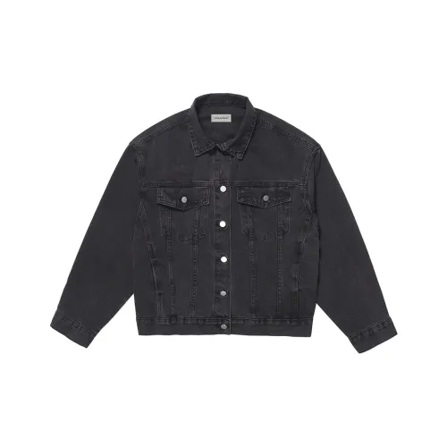 COOLALPACA Denim Jacket Unisex Black