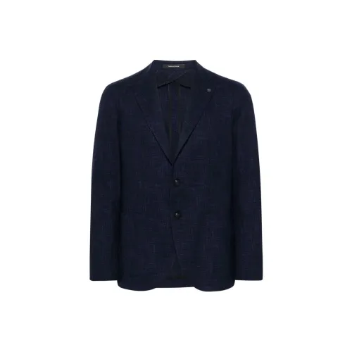 Tagliatore SS24 Бизнес Костюм Пальто Мужской Морской Синий