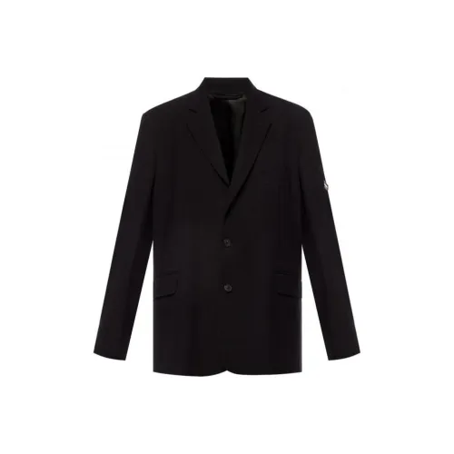 Balenciaga FW22 Бизнес-костюм Пальто Свободный крой Мужской Черный