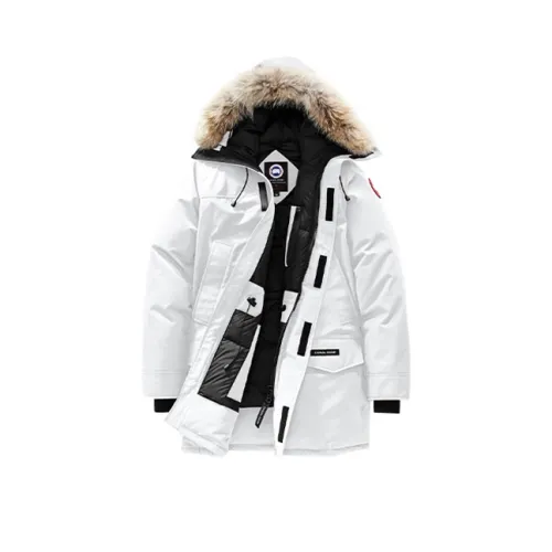 Canada Goose Langford Series Down Jacket Parka Coat Men's White
