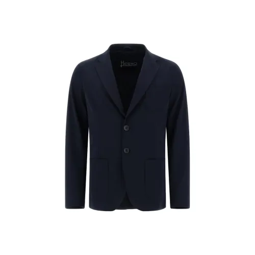 HERNO Бизнес-костюм мужской морской синий