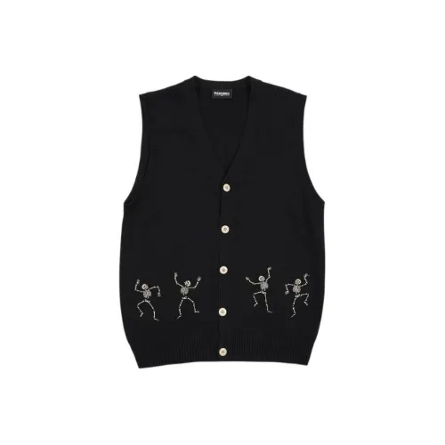 PLEASURES FW22 Жилет Мужской Черный