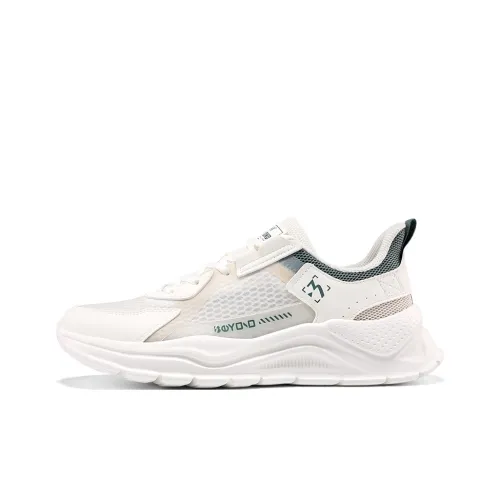 361° Slip Резистентный Устойчивый к Износу Дышащий Низкий Топ Повседневный Спринт Беговые кроссовки Мужские Белый Зеленый