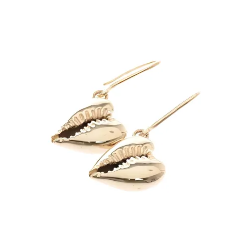 SAINT LAURENT Серьги из бронзы Золотой Женские