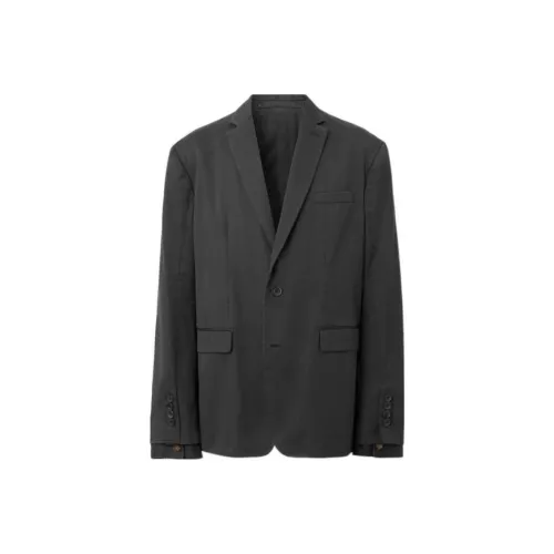 Burberry FW22 Бизнес-костюм Пальто Мужской Темно-серый