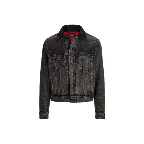 Polo Ralph Lauren Черные Мужские Джинсовые Куртки