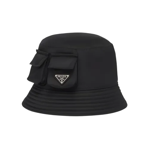 PRADA Металлические Шляпы ведра Мужской Черный