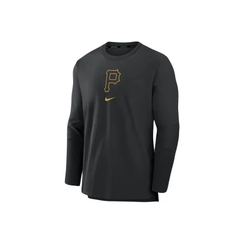 nike Pittsburgh Pirates Аутентичная коллекция Игрок Куртки и Пальто Мужской Черный