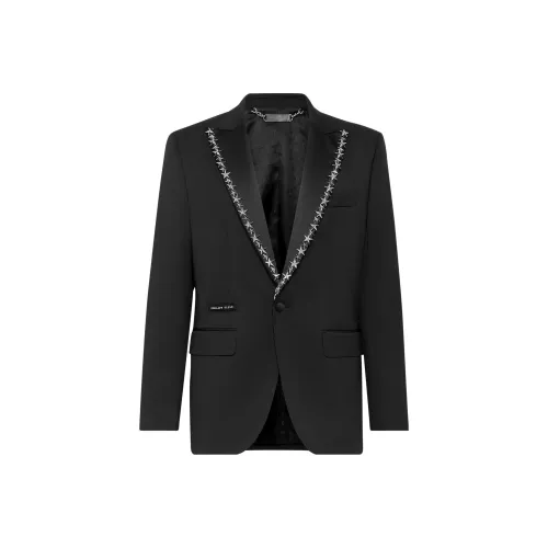 PHILIPP PLEIN Черные Мужские Деловые Костюмы