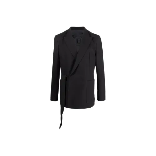 BALMAIN Черные Мужские Деловые Костюмы