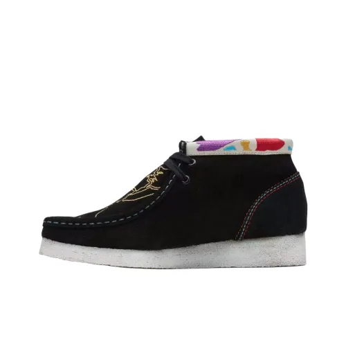 Clarks Wallabee Ботильоны Женские Черные