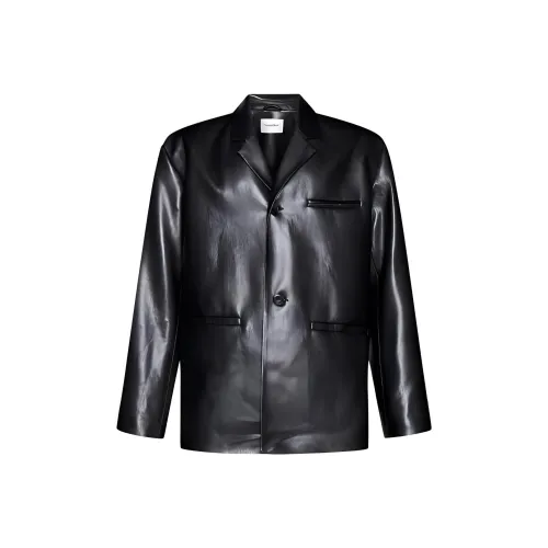 NANUSHKA Мужские черные куртки