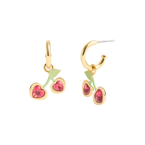 COACH Латунь с покрытием стекло эмаль кубический цирконий серьги унисекс золото