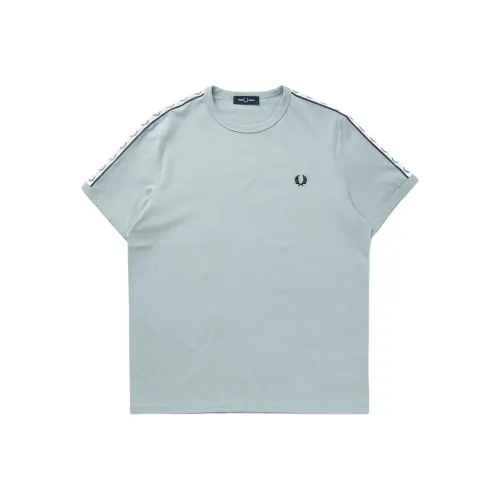 FRED PERRY Зеленые Мужские T-рубашки