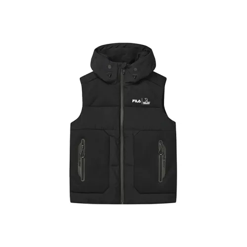 FILA Глубокий Черный Мужской Пуховый жилет