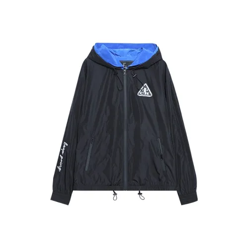 TCH Черный с серебристым логотипом унисекс куртки