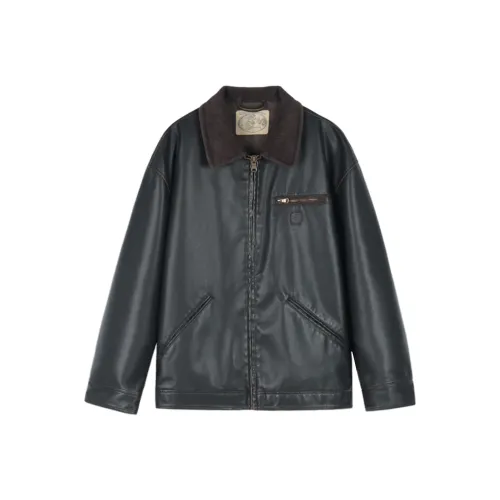 WILD LEADER Куртки Пальто Унисекс Темный шоколад Коричневый