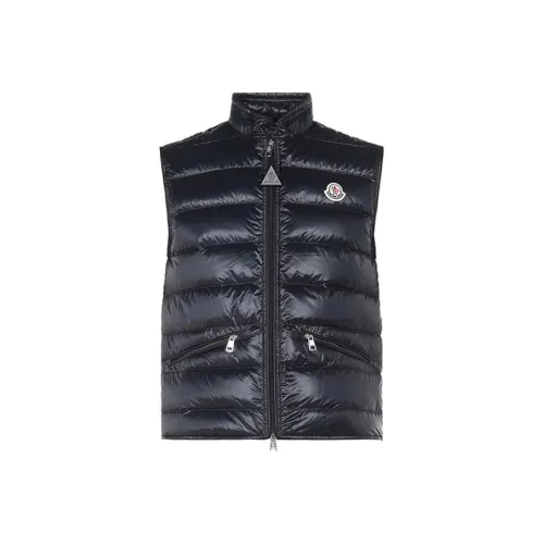 MONCLER Gui Series Темно-синий Мужские жилеты