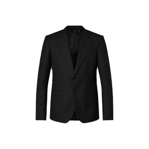 LOUIS VUITTON Бизнес-костюм Пальто Мужской Черный