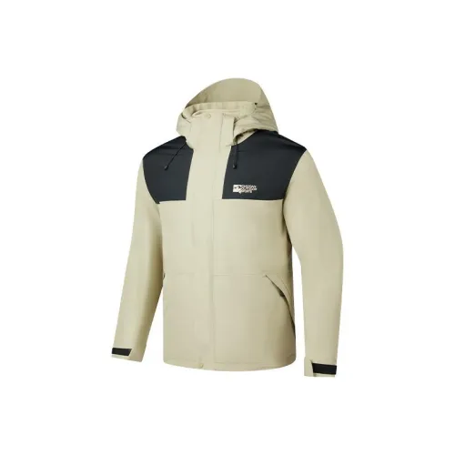 QIAODAN Офис Повседневный Ветровка Унисекс Oak Black