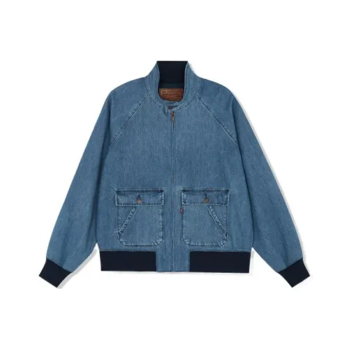 Levis Blue Men's Denim Jackets Левис Синий Мужские Джинсовые Куртки