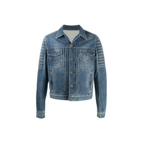 BALMAIN Denim Jacket Men's Blue
