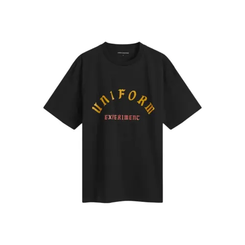 Uniform Experiment Мужские черные футболки