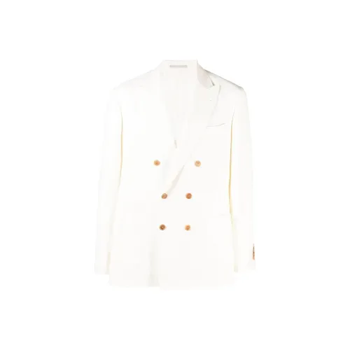 BRUNELLO CUCINELLI Белый Мужской Деловые костюмы