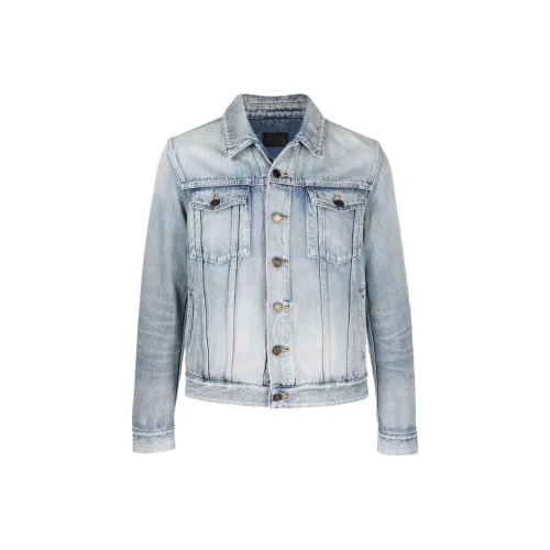 SAINT LAURENT Denim Jacket Men's Blue