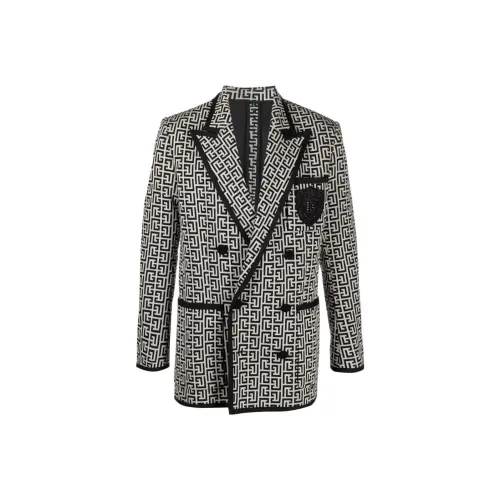 BALMAIN Черные Мужские Деловые Костюмы