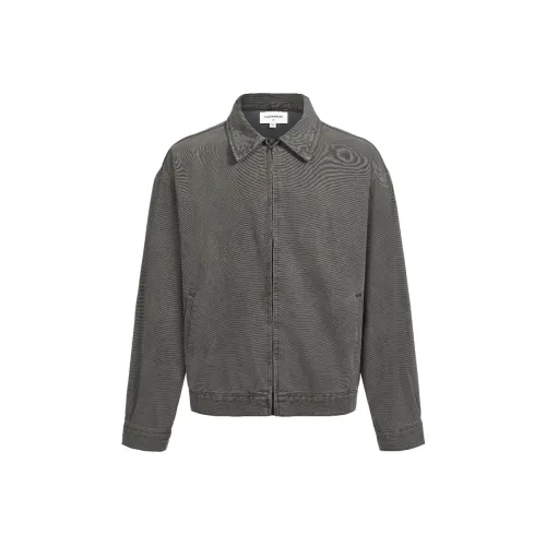 11ESTRANGER Куртки Пальто Унисекс Серый Зеленый