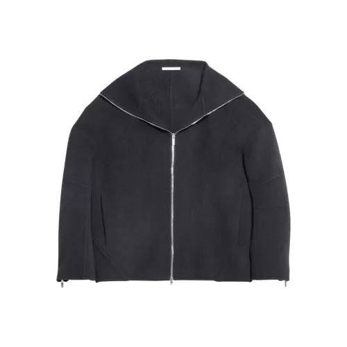 Helmut Lang Темно-угольная унисекс куртка