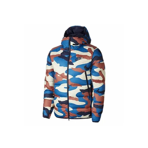 Nike Пуховик Мужской Камуфляж