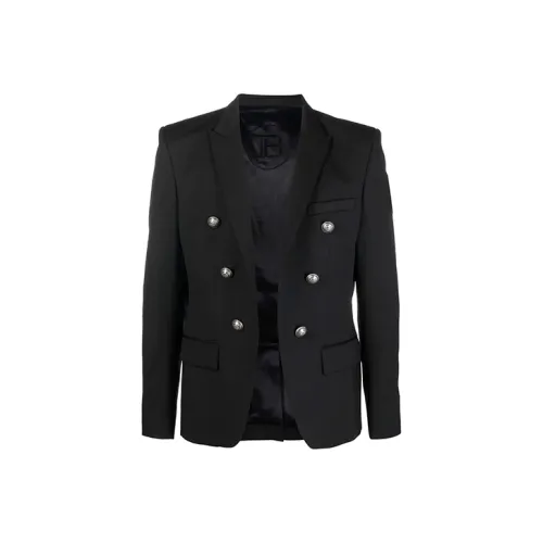 BALMAIN Черные Мужские Деловые Костюмы