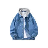 Синий с капюшоном