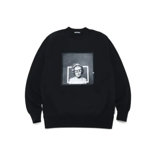 GOD SELECTION XXX CO-BRAND Черные Мужские Толстовки