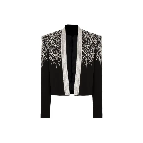 BALMAIN Черные Мужские Деловые Костюмы