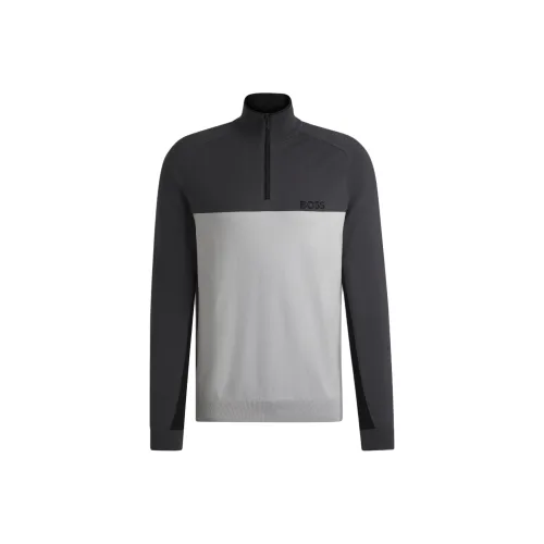 Hugo Boss Белый Серый Мужской Трикотаж