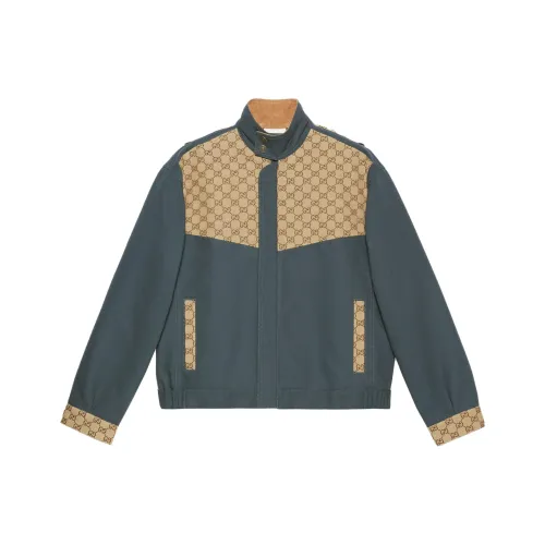 GUCCI SS23 Куртки и Пальто Мужской Темно-Серый