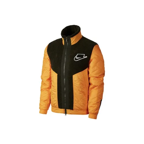 Nike Пуховая куртка Мужская Golden Оранжевый Желтый