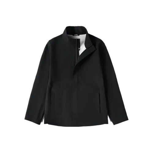 FOOXMET Черные Мужские Ветровки