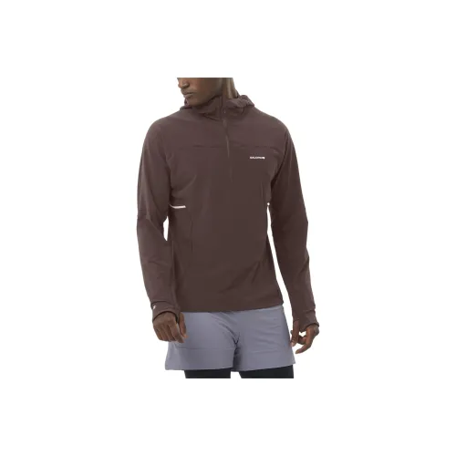 Salomon Sense Aero Свитшот Мужской Кофейного Зерна