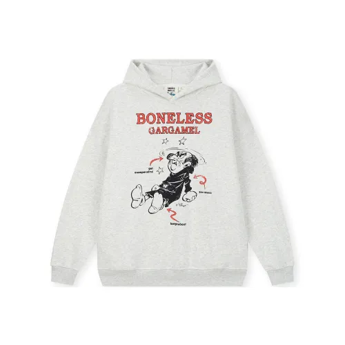 BONELESS Свитшоты унисекс серого цвета Фотиния